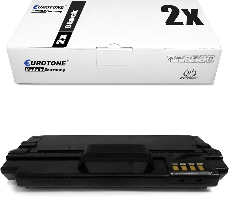 2X Eurotone Toner für Samsung SCX 4500 W ersetzt ML-D1630A Black Schwarz ML-D1630A/ELS 2x Black, 2x