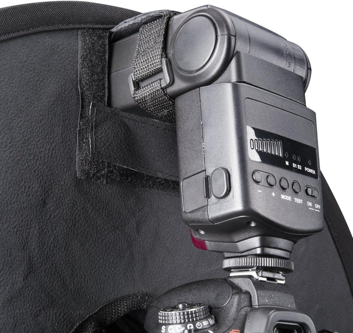 Walimex Pro Softbox RoundLight faltbar Softbox für Aufsteckblitze 46cm