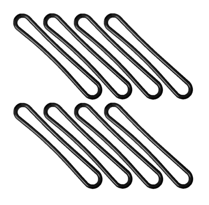 Gummi Spannring 200 mm, 8er-Set - Spanngummi für Planen | Stärke 8 mm, abriebfest &amp; UV-beständig – f