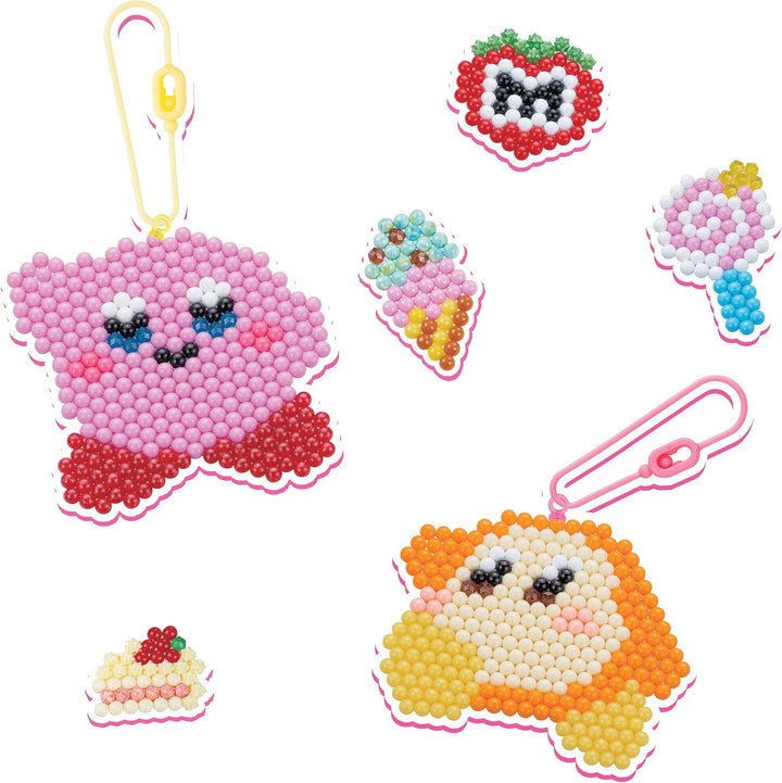 Aquabeads - 36164 Kirby Schlüsselanhänger Bastelset, Wasserperlen Bastelset für Kinder ab 4 Jahren,