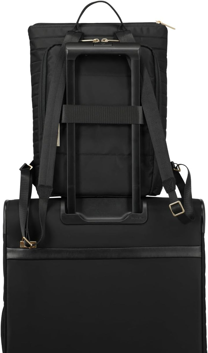 Travelite Rucksack BARBARA STEPP, leichter City Rucksack aus Nylon mit Trolley-Aufsteckfunktion, 8 L
