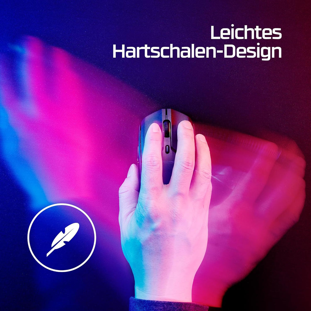 HyperX Pulsefire Haste 2 Kabellose Gaming - Maus für PC