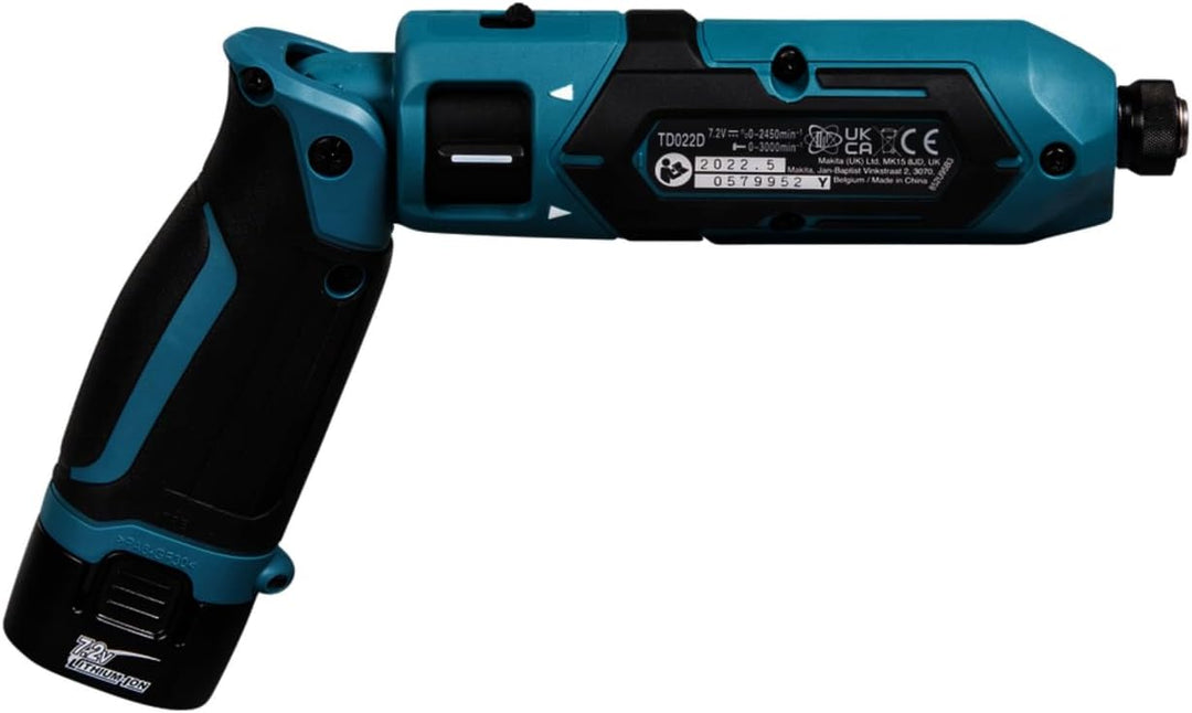 Makita TD022DSE Akku-Knickschlagschrauber 7,2 V, Petrol