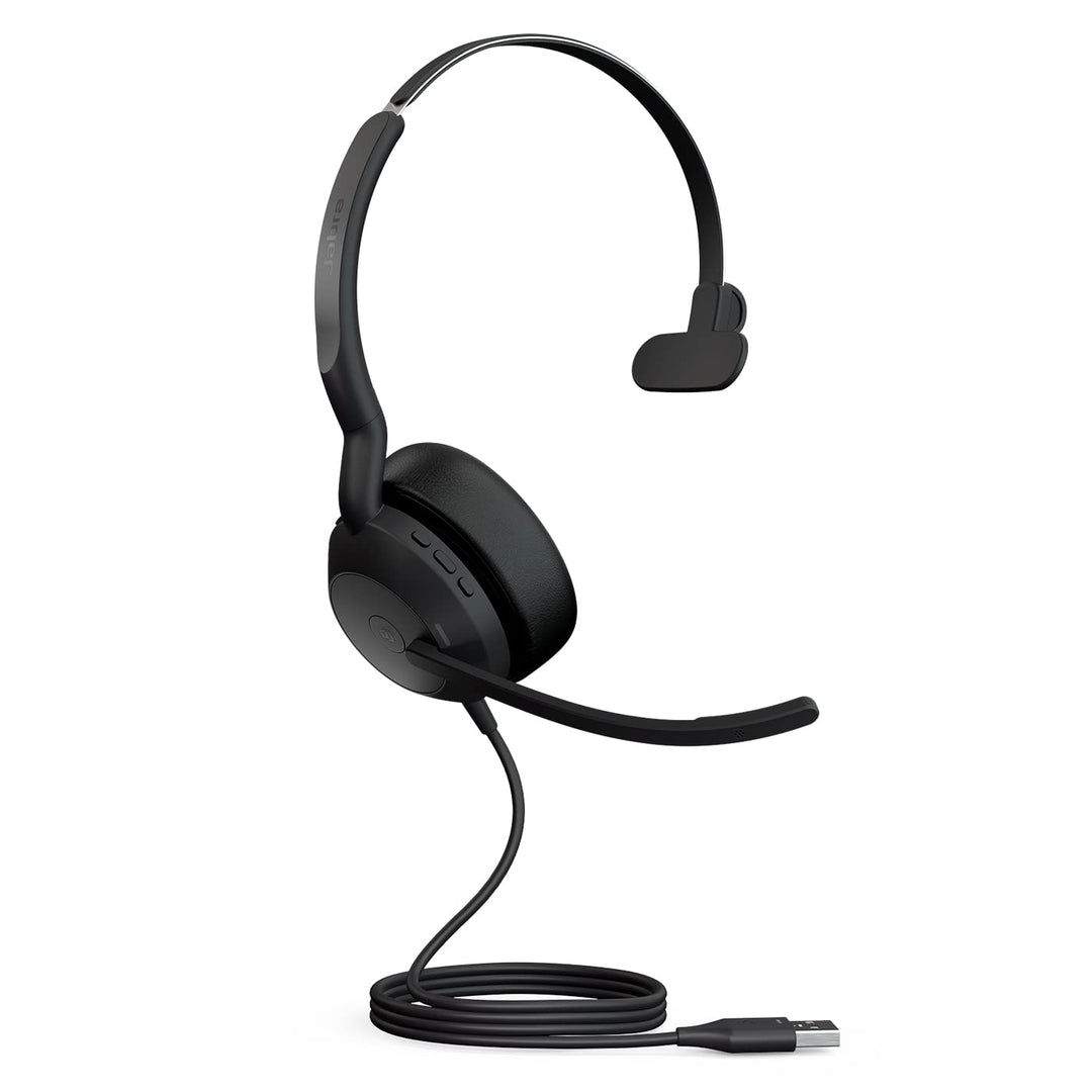 Jabra Evolve2 50 - Kabelgebundenes Mono-Headset mit Jabra Air Comfort - Mikrofone mit aktiver Geräus