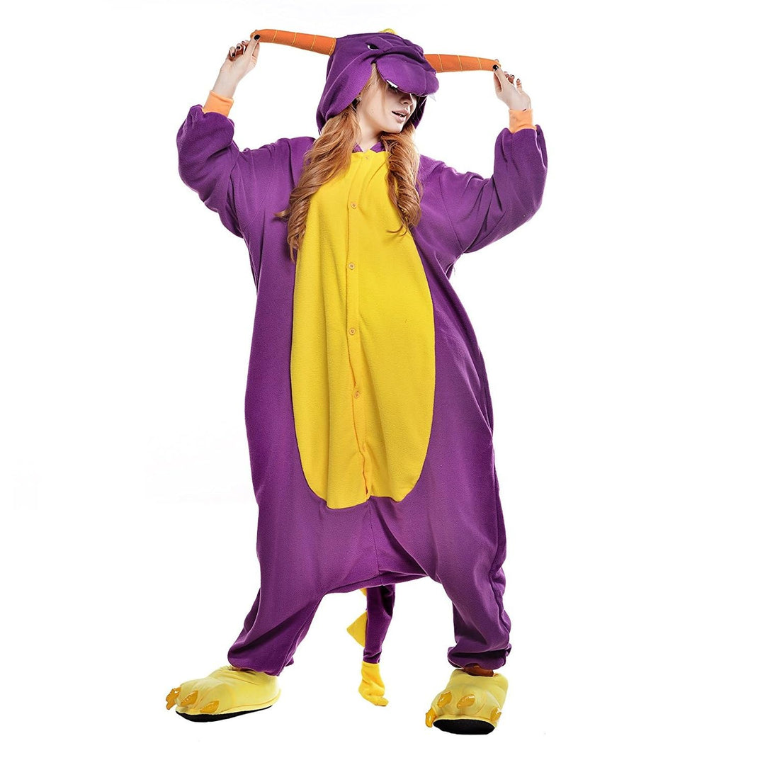 Pyjamas Onesies Cosplay Erwachsene Unisex Tiere Halloween Kostüm Kleid Loungewear M Drachen, M Drach