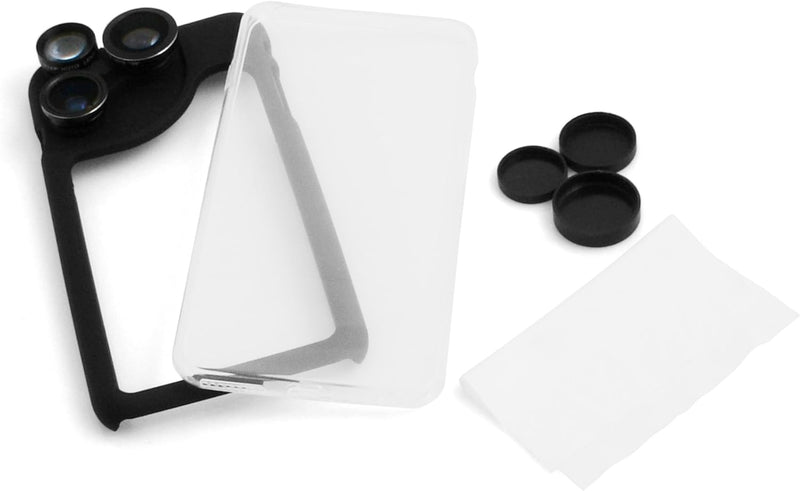 System-S 4-in-1 Linsenset (Weitwinkel 0.65X (+Macro 10X) / Fischauge 195° / 2X Telefoto) Objektiv Li