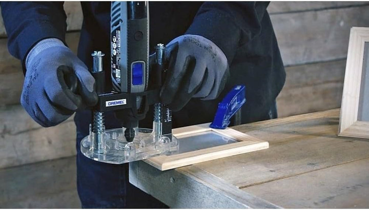 Dremel 335-01 Drehwerkzeug Tauchfräsenaufsatz, kompakt &amp; leicht für leichte Routing-Projekte, perfek