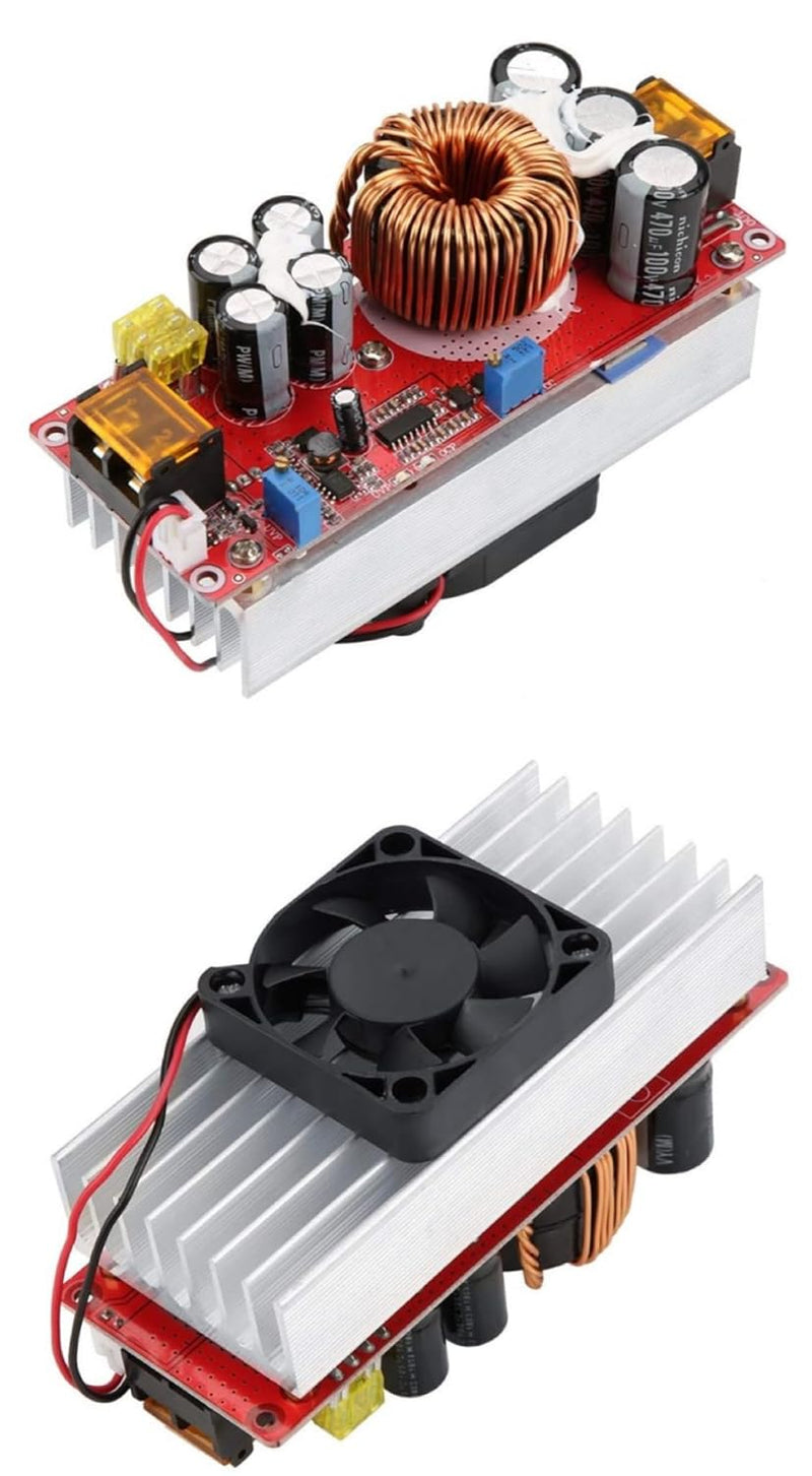 Boost-Modul, AufwäRtswandler, Dc-Zu-Dc-Spannungswandler Dc-Dc 10-60 V Bis 12-97 V 1500 W 30 A Cc Cv-