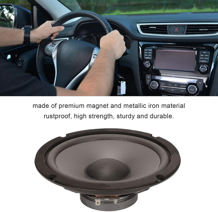 Cuifati Autolautsprecher, 6 Zoll 600 W Mitteltöner Autolautsprecher, Extern Magnetisch, 4 Ohm Koaxia