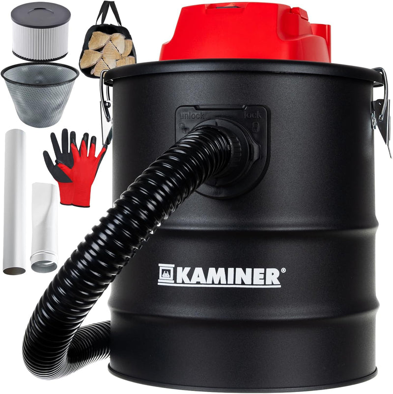 Kaminer Aschesauger Feinstaubsauger Ofen 15L 1200W HEPA Filter DualFilter 1170