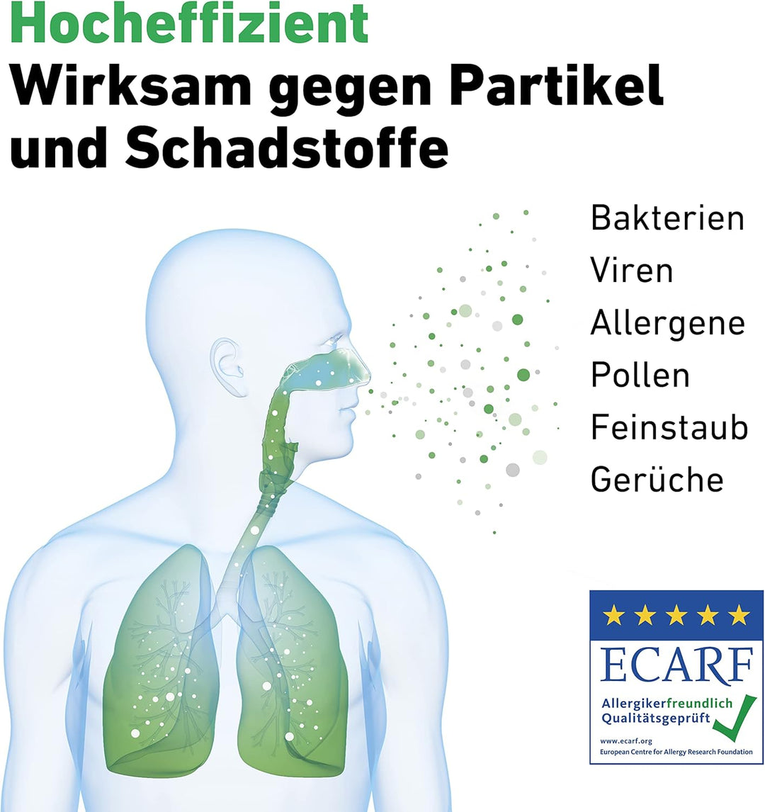 IDEAL Luftreiniger AP35 mit HEPA- & Geruchsfilter – bis 45m² – gegen Pollen, Feinstaub, Allergene, R