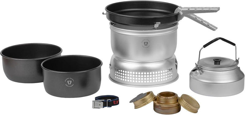 Trangia 25 Non-Stick Cookset with Kettle and Spirit Burner Einzelbett, Einzelbett