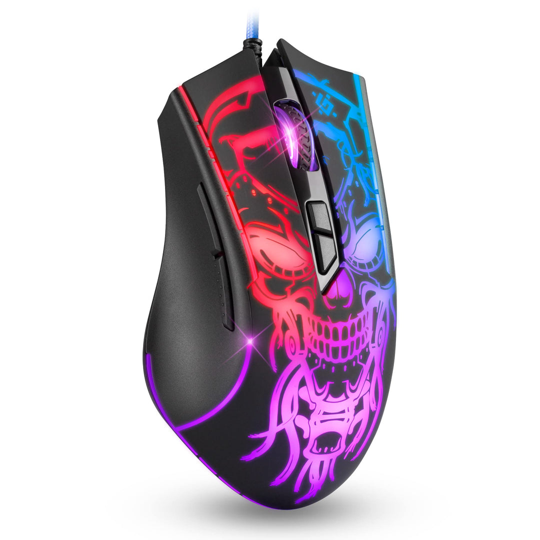 Defender Bulletstorm GM-928 Kabelgebundene Gaming-Maus, ergonomische Maus mit optischem Sensor, 7 Ta