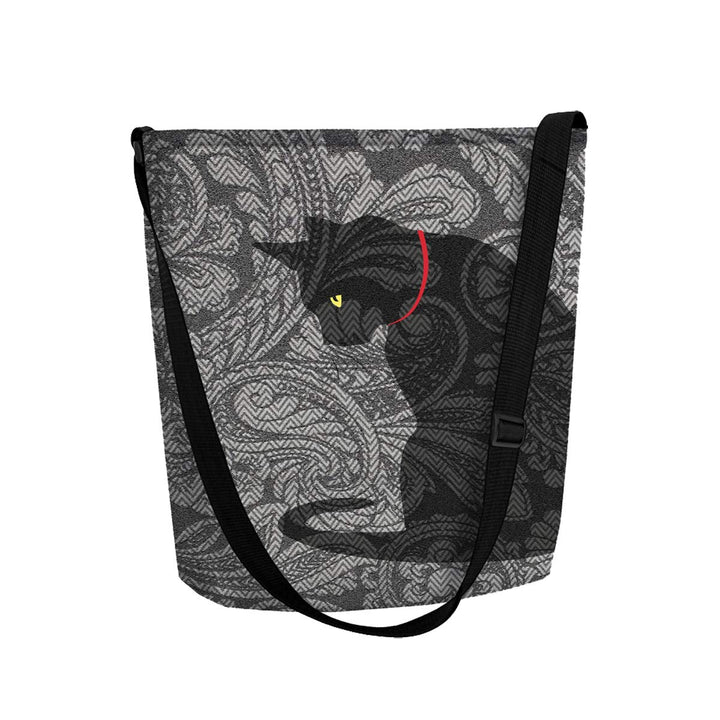 Bertoni Damen Tasche Schultertasche Shopper Umhängetasche Handtasche Eko Filztasche Grau Farbe Grau
