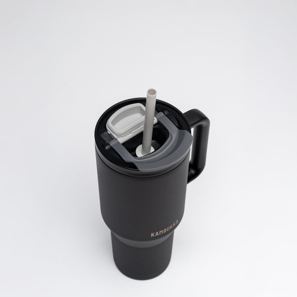 Kambukka Rio 950ml Isolierbecher - auslaufsicher, Edelstahl, 24+ Std. kalt, BPA-frei, Teleskopstrohh