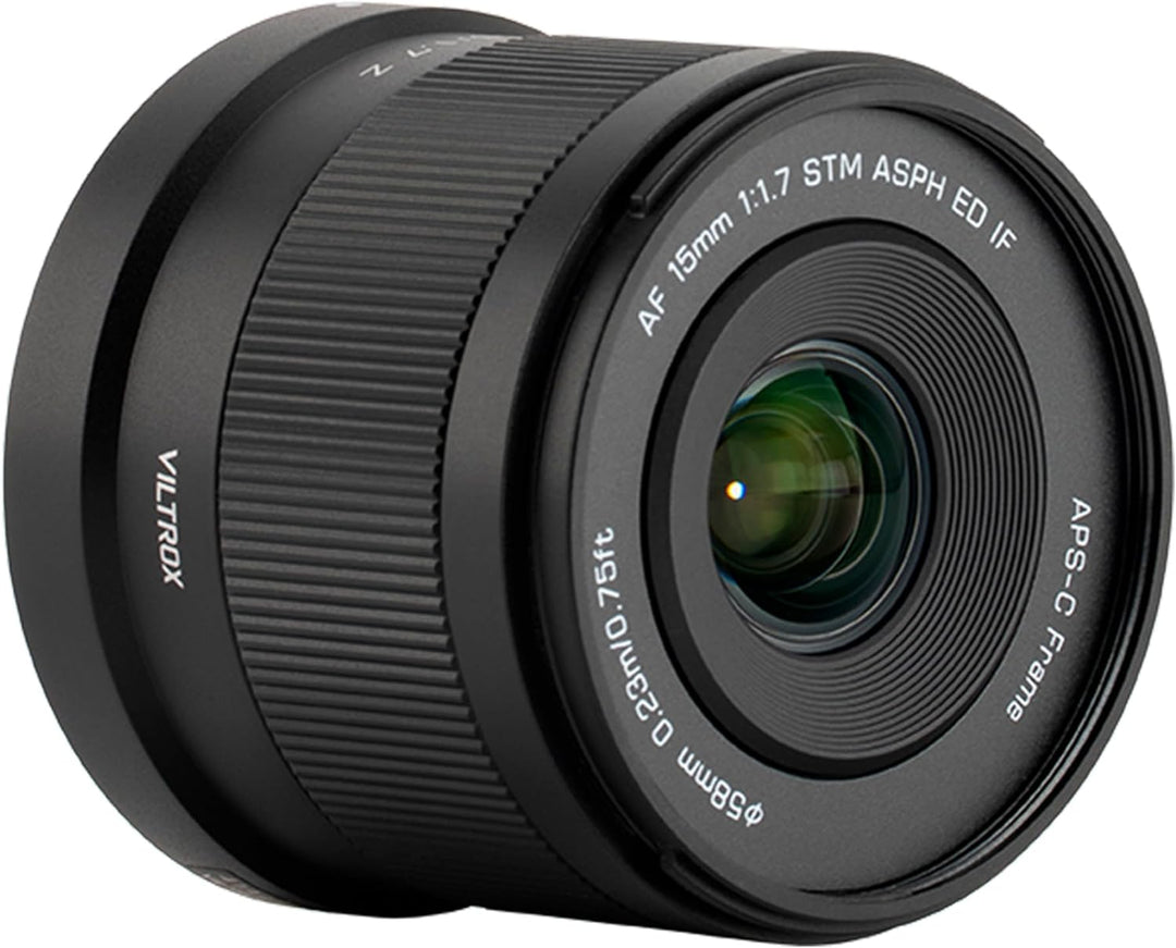 VILTROX 15mm F1.7 Z, AF 15mm f1.7 Z Mount Objektiv für Nikon, APS-C Autofokus Prime Objektiv mit gro