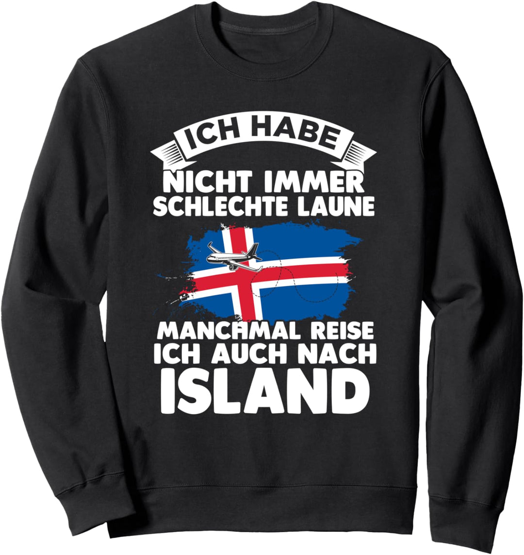 Isländisch Isländische Flagge Skandinavien Island Sweatshirt