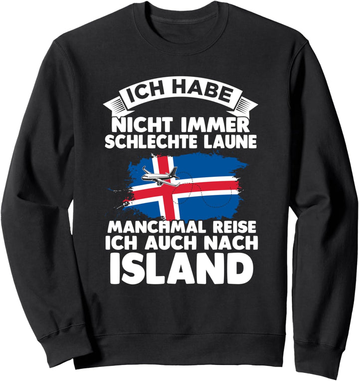 Isländisch Isländische Flagge Skandinavien Island Sweatshirt