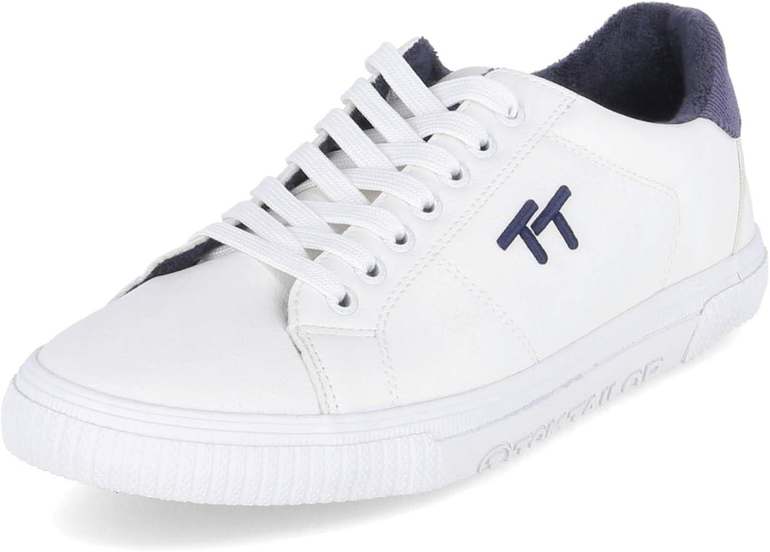 TOM TAILOR Herren 7480040005Sneaker 41 EU Weiss, 41 EU Weiß