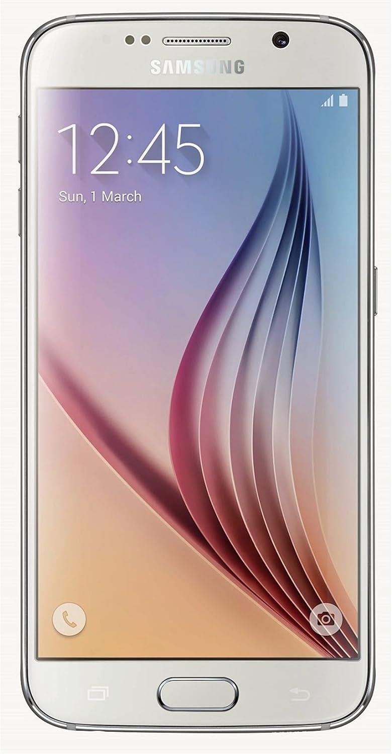 Samsung Galaxy S6 Smartphone simlockfrei, Android, Bildschirm 13 cm (5,1 Zoll), Kamera 16 MP, 32 GB,