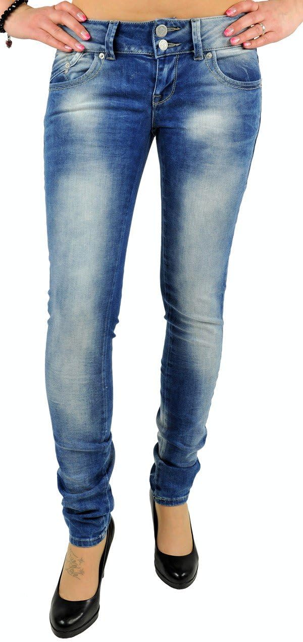 LTB Jeans - Damen - Molly - Low Waist - Slim Fit Jeans - Hosen 33W / 32L Maison Wash, 33W / 32L Mais