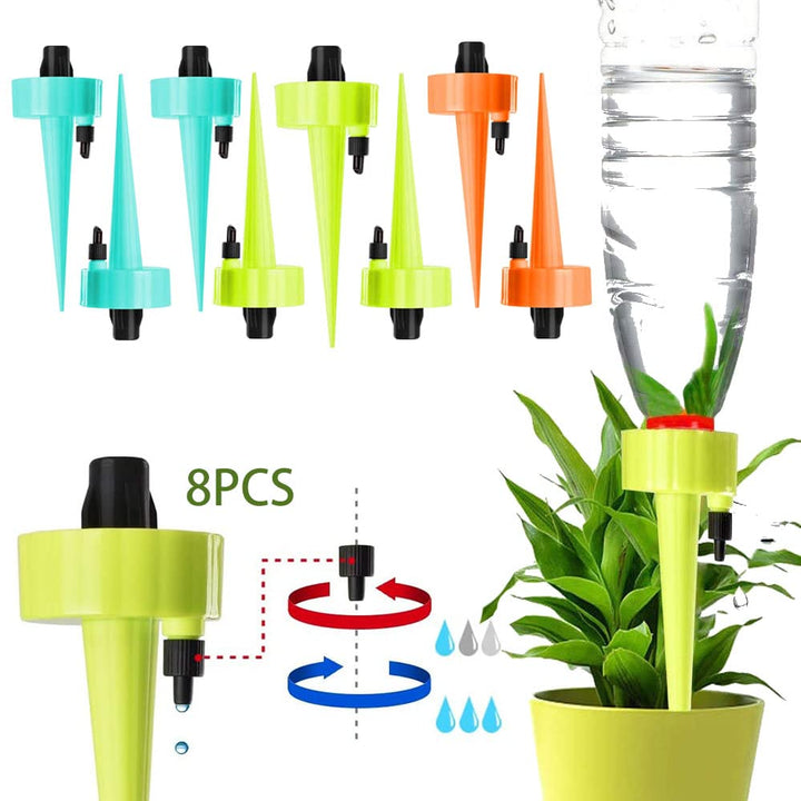 MEISHANG 8PCS Automatische Bewässerung von Pflanzen - Blumen - Garten,TopfpflanzenGarten Pflanzen Bl