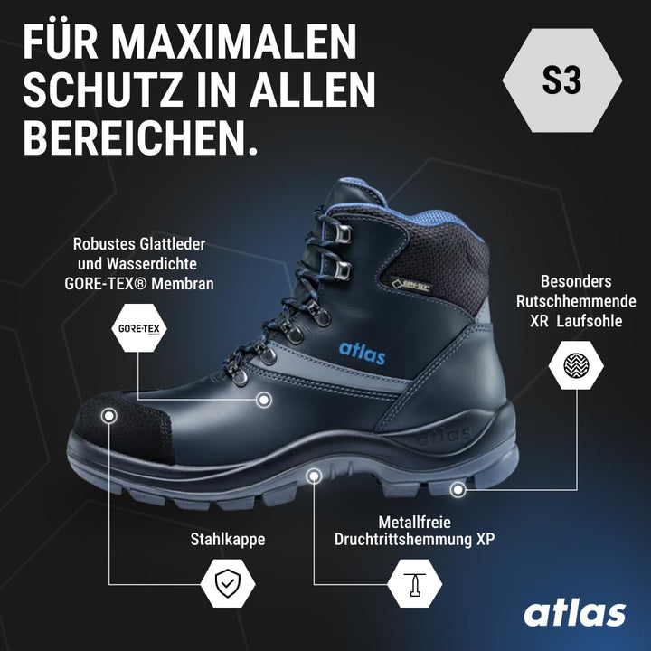 Atlas GTX 565 XP Blueline ESD W10 36800 37 EU, 37 EU