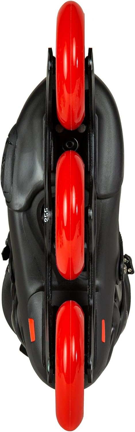 Powerslide Inline Skate Imperial Black Red 110, für Urban und Fitness, für Damen und Herren 45-46, 4