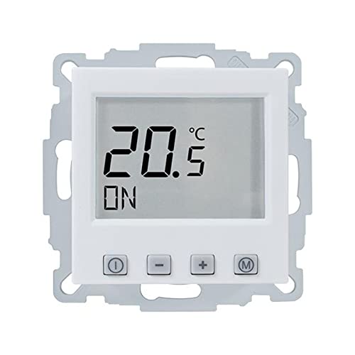 Ritzer Raumthermostat Digital für Busch-Jaeger Balance SI, Gira, Berker, Merten und Jung zur Regelun