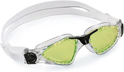 Aqua Sphere Kayenne Schwimmbrille, transparent schwarz/grün püolarisiertes Glas, Einheitsgrösse