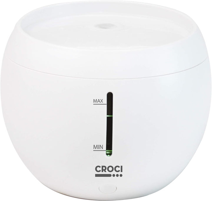 Croci Aqua-Brunnen für Katzen und Hunde, TDS-Wasserqualitätsanzeige, doppeltes Filtersystem, Wassers