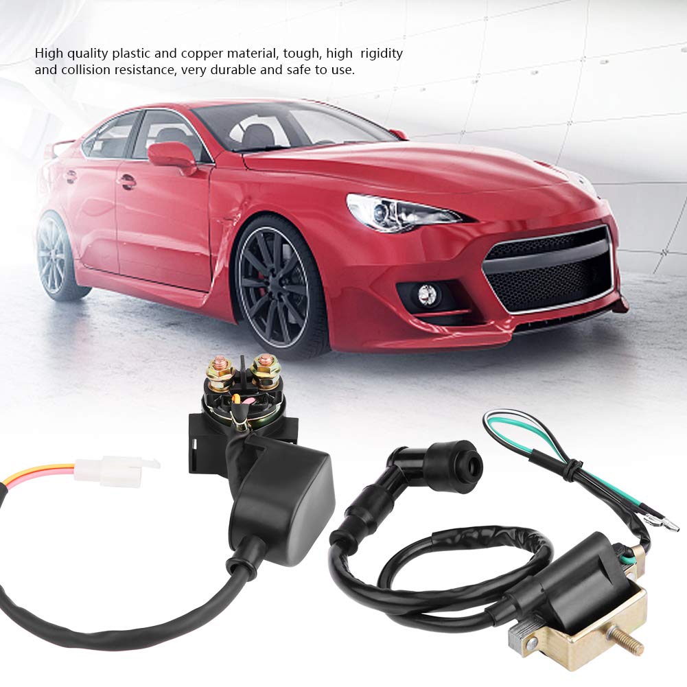 Zündspule, Fydun Regler Gleichrichter Anlasserrelais Zündspule Zubehör CDI Box für 50ccm 70ccm 90 11