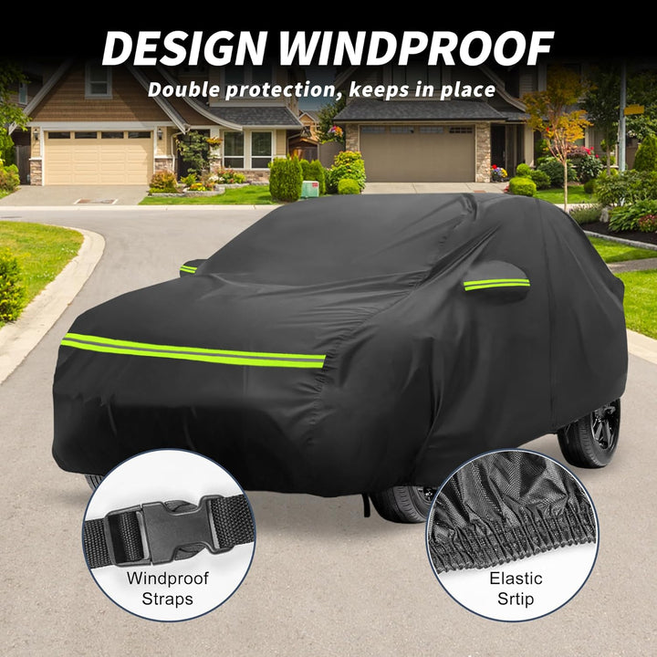 Autoabdeckung für Mercedes-Benz GLA 2013-2023 210D-PU Outdoor Vollabdeckung Ganzjahres-Wasserdicht W