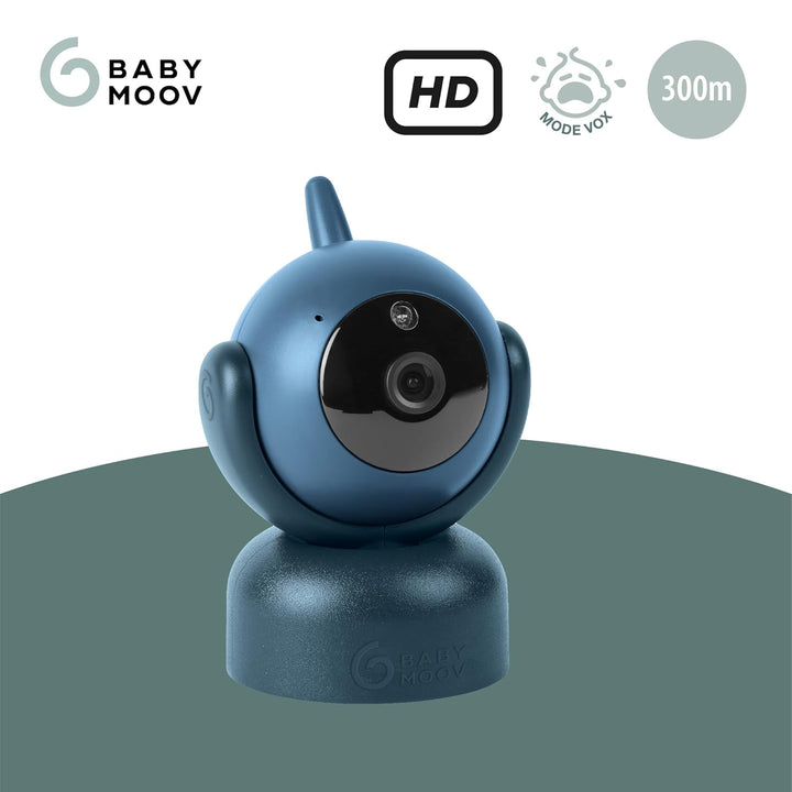 Babymoov Zusatzkamera YOO Master+ HD – 360°-Kamera, Nachtsicht & Zoom, VOX-Modus, 8 Schlaflieder, Re