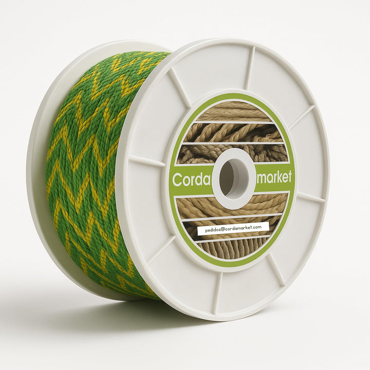 Cordamarket Cuerda Driza Seil 200 Gelb/grün, 200 Gelb/grün