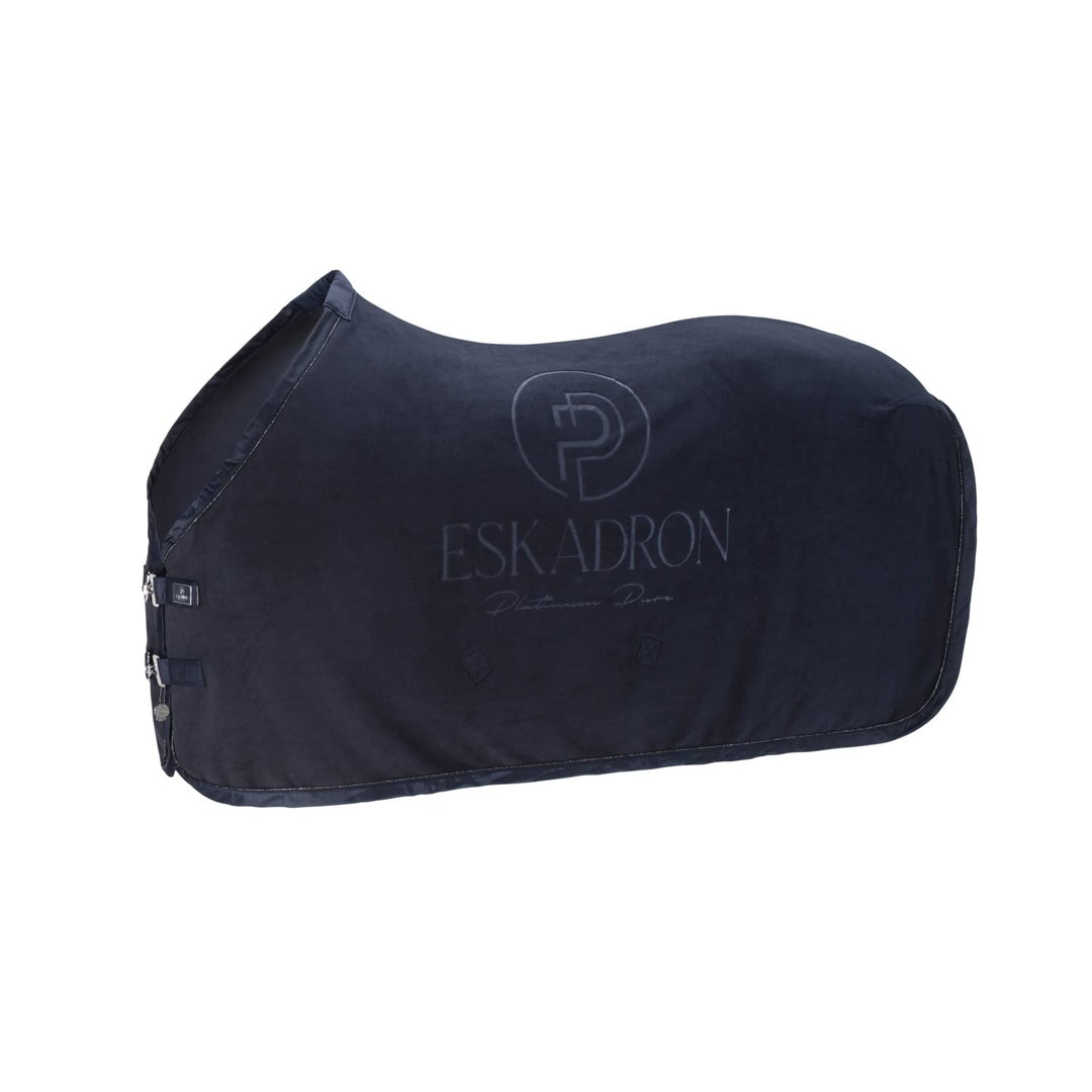 Eskadron Abschwitzdecke FLEECE EMBOSS darknavy navy 135cm, navy 135cm