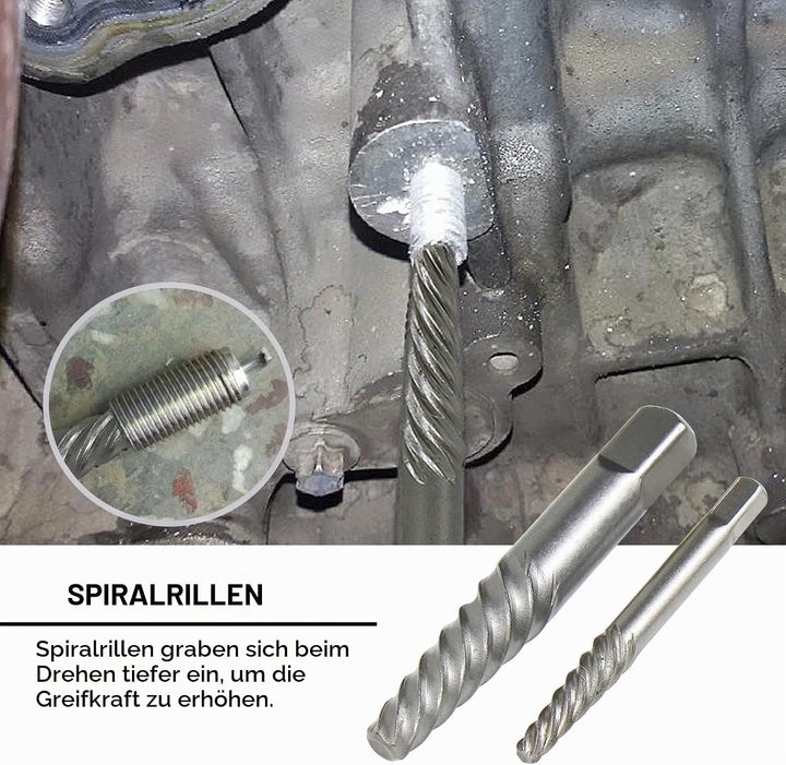 CCLIFE 49tlg 3/8" Cr-Mo Spezial Steckschlüssel Einsatz Linksausdreher Schraubenausdreher Nuss Steckn