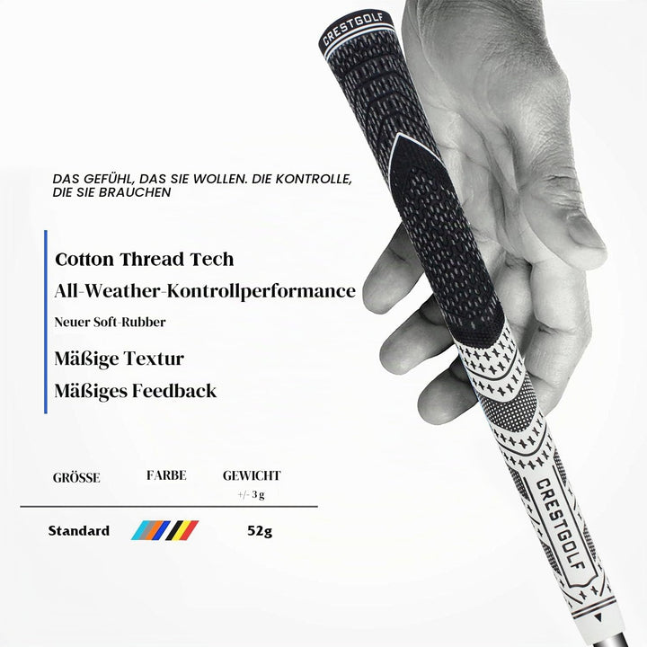CRESTGOLF Golfgriffe Aktualisierte Multi-Compound-Golfgriffe für Golfschläger, Golf Grips Set mit 13