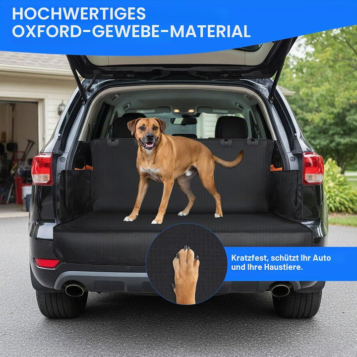 Hundedecke Auto Kofferraum, Kofferraum Schutzmatte Hund, Kofferraumschutz Hund SUV mit Seiten, Wasse