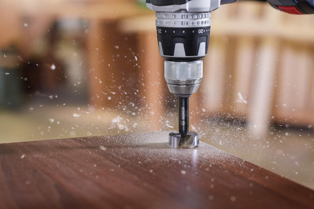 Bosch Professional 5tlg. Forstnerbohrer Set (für Holz, Ø 15/20/25/30/35 mm, Länge 90 mm, Zubehör Boh