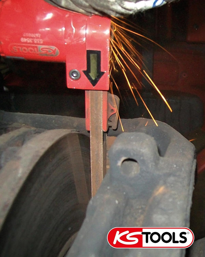 KS Tools Druckluft-Bandschleifer 515.3549 150mm I Druckluftschleifer mit stufenloser Geschwindigkeit