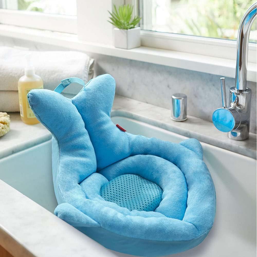 Skip Hop 235110-INTL Moby SoftSpot Sink Bather, blau