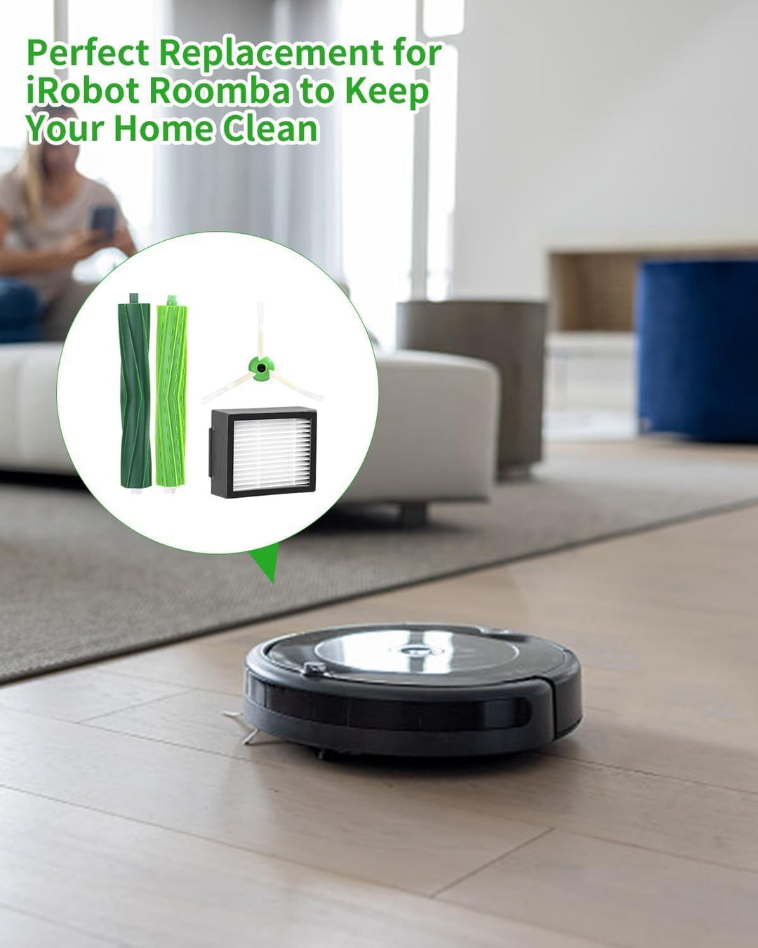 Ersatzteile Zubehör für irobot roomba E&I&J Serie, i7+ i3 i3+ i4 i4+ i6 i6+ j7 j7+ i8 i8+ E5 E6 E7 S