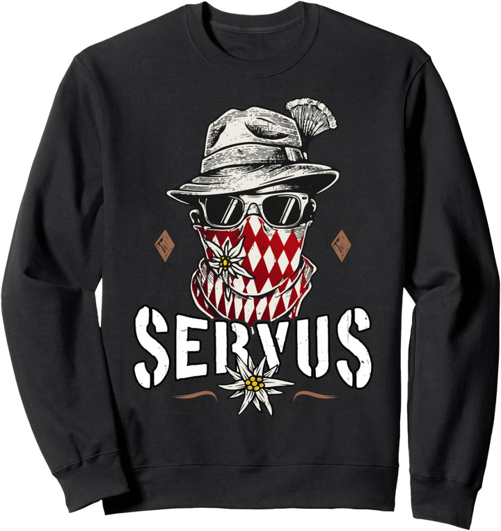 Servus Trachten T-Shirt Herren Trachtenshirt Bayrische Sweatshirt