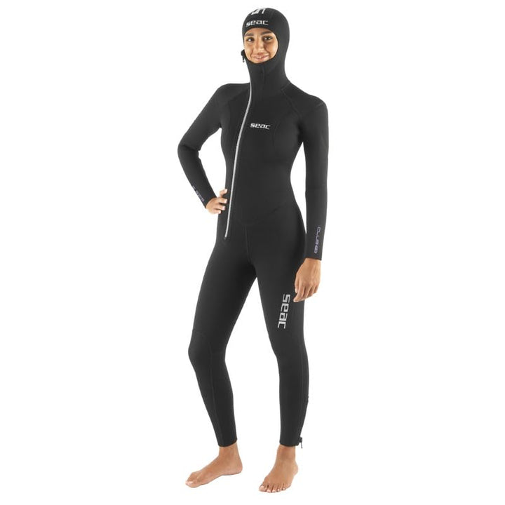 Seac Club Lady 7.0, 7 mm Neoprenanzug mit integrierter Kapuze und Powertex-Protektionen in Schultern