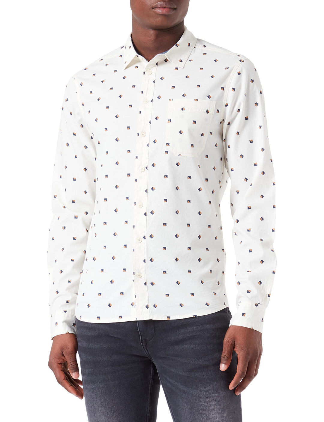 Blend Herren Hemd S 120804/Cloud Cream, S 120804/Cloud Cream