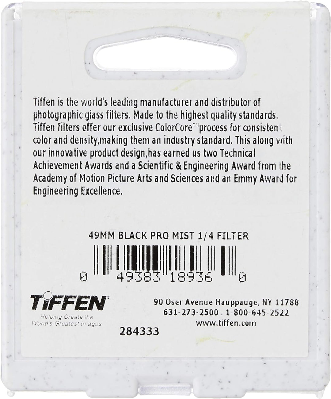Tiffen Filter 49MM Black PRO-Mist 1/4 Filter & Filter 49MM Black PRO-Mist 1/8 Filter 49mm Bundle mit