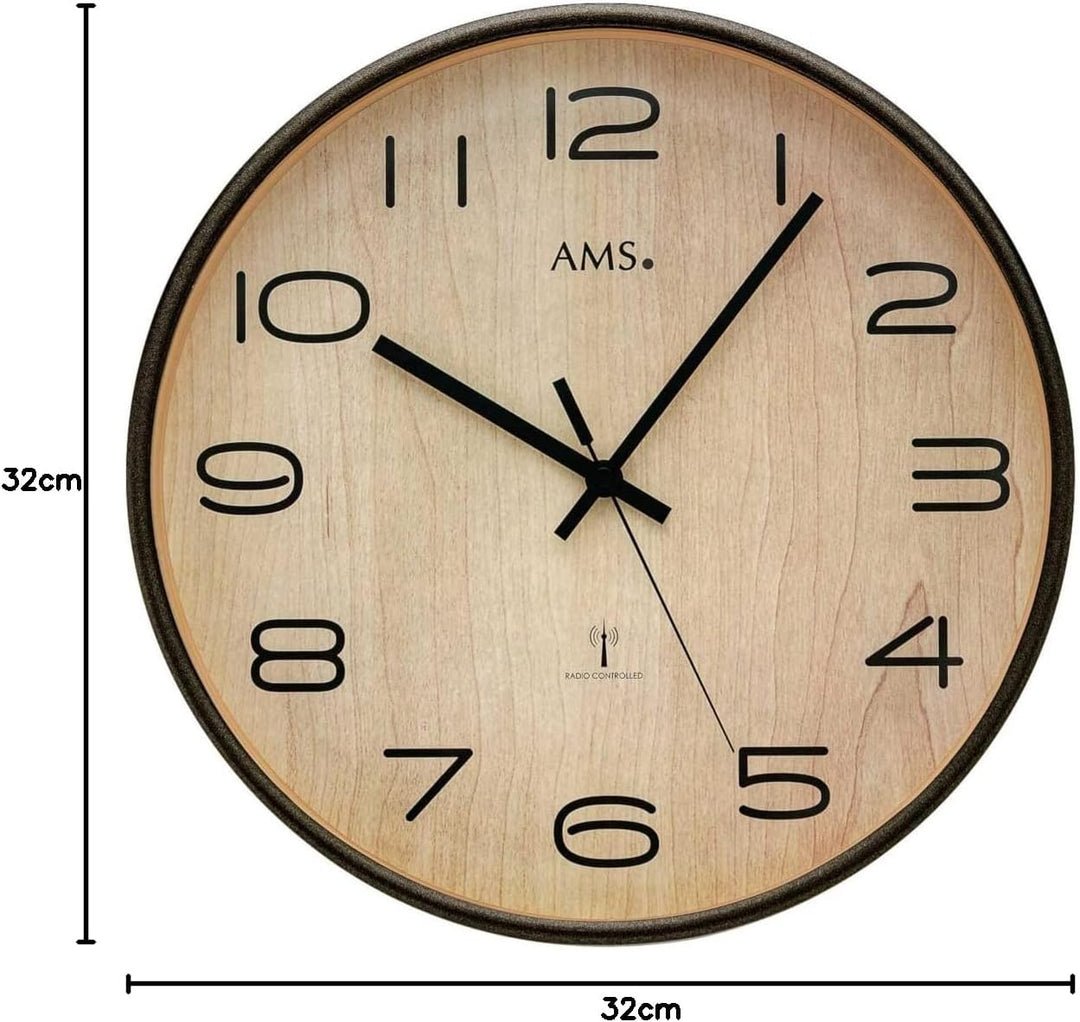 AMS 5502 Wanduhr Design, 32 cm