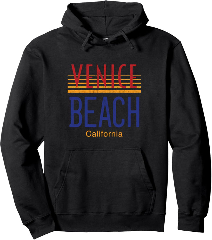Venice Beach Kalifornien Retro Pullover Hoodie