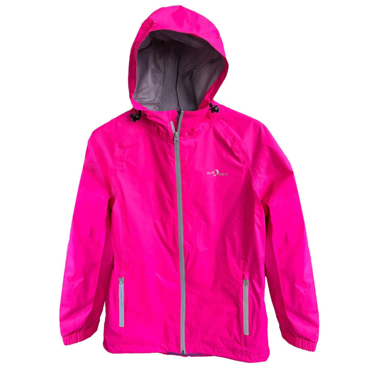 Blue Wave Damen Funktionsjacke Fabienne - Outdoor-Jacke Regenjacke Wander- und Fahrradjacke 36 Rosa,